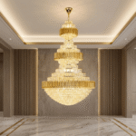 Luxury 31-Light All-Gold Tiered Crystal Chandelier (1000mm x 1500mm) - Image 2