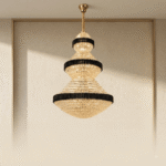31-Light Black & Gold 3-Tier Crystal Chandelier (1000mm x 1500mm) - Image 2