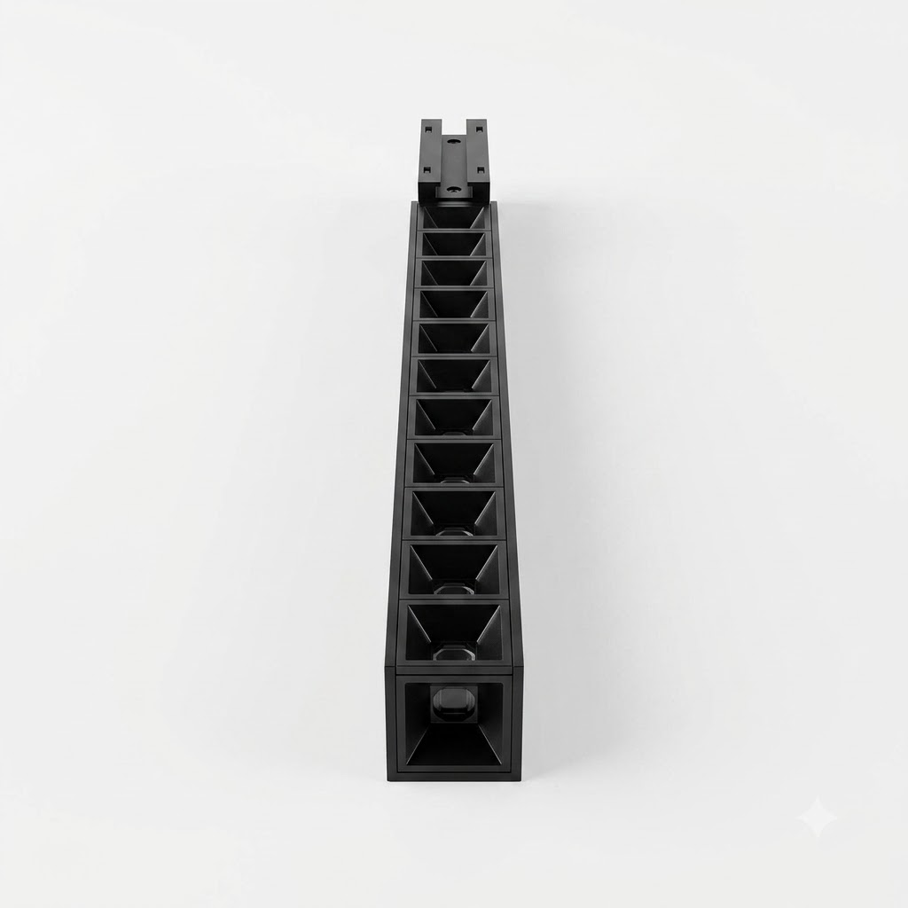 pomelli_photoshoot-1 TEEZO 48V Magnetic Linear Grille Spotlight – Anti-Glare Dark Light - Image 1