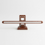 Natural Wood Grain Adjustable LED Picture & Vanity Mirror Light (Model Neon RGB)