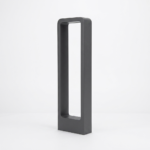 Modern Architectural Open-Frame Rectangular LED Pathway Bollard – Anthracite Grey