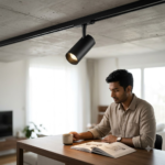 TEEZO 48V Cylindrical Magnetic Track Spotlight – Swivel Head - Image 2