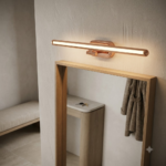 Luxury Polished Rose Gold Adjustable LED Vanity Mirror Light (Model SV ML 3in1) - Image 2
