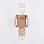 Luxury Gold Foil Embedded Acrylic Bar LED Wall Sconce