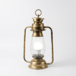 Antique Brass Hanging Hurricane Lantern Pendant Light