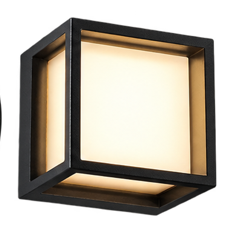 21 G-HOME ARCO 12 12W Square Open Portal LED Outdoor Wall Light – IP65 (3000K) - Image 1