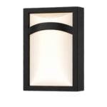 G-HOME ARCO 06 12W Rounded Rectangular LED Outdoor Wall Light – IP65 (3000K)