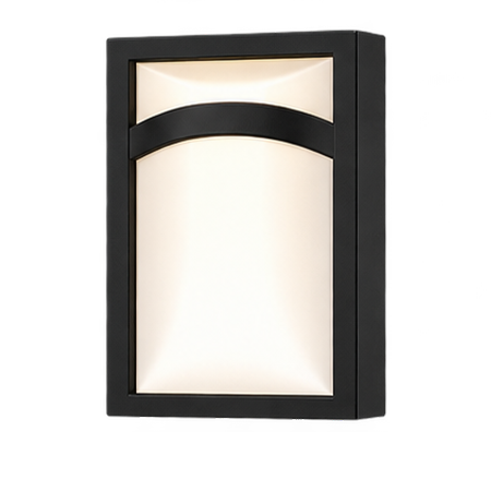 7 G-HOME ARCO 06 12W Rounded Rectangular LED Outdoor Wall Light – IP65 (3000K) - Image 1