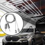 1-Meter Adjustable Steel Wire Suspension Kit with Quick-Release Clutch (Pack of 4) - Image 2