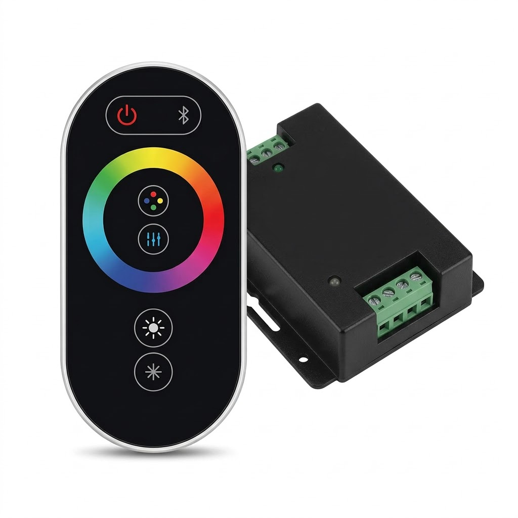 pomelli_photoshoot-1_17 CCT Tunable White LED Strip RF Touch Remote Controller – DC 12V/24V (2x6A Output) - Image 1