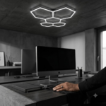 Nano 5-Hexagon Modular LED Ceiling Light Grid System (3x4 Ft) – Cool White - Image 2